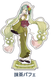 Piapro Acrylic Stand Hatsune Miku Memorial Collection Minna no Kuji D Prize FuRyu