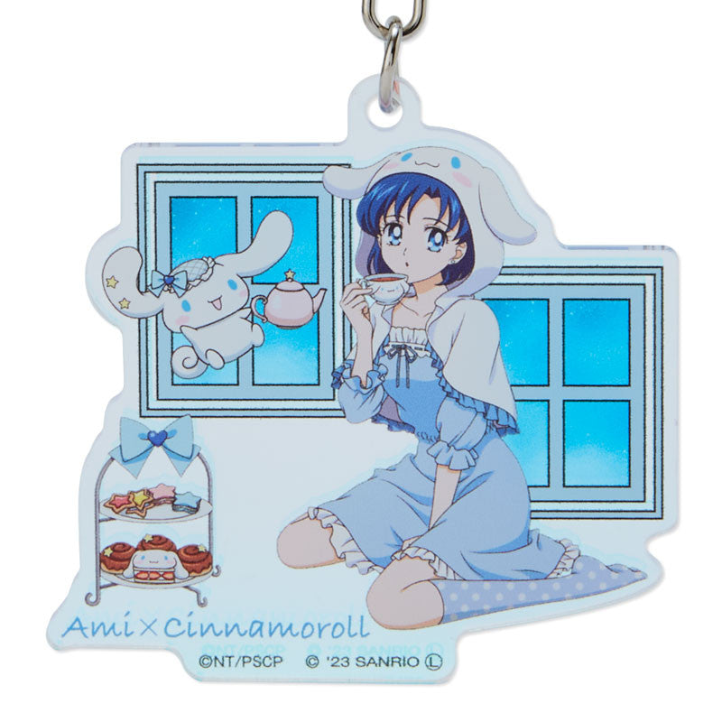 Sanrio x Sailor Moon Keychain Sailor Mercury x Cinnamoroll Aurora Bandai