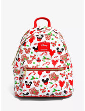 Load image into Gallery viewer, Disney Mini Backpack Mickey Mouse Holiday Treats Loungefly
