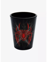 Load image into Gallery viewer, NO BOX Marvel Shot Glass Spider Man Miles Morales Logo
