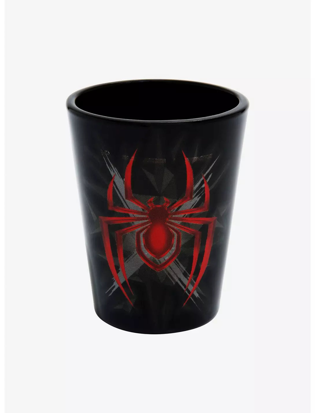 NO BOX Marvel Shot Glass Spider Man Miles Morales Logo