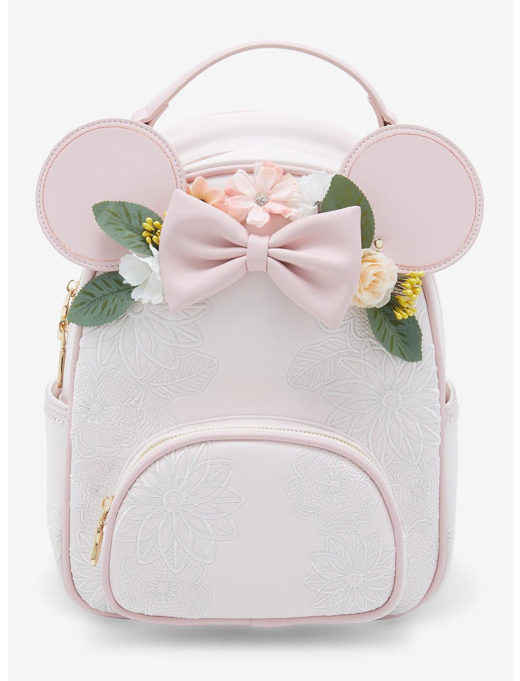 Disney Minnie Mouse Floral Ears Light-Up Mini Backpack Our Universe