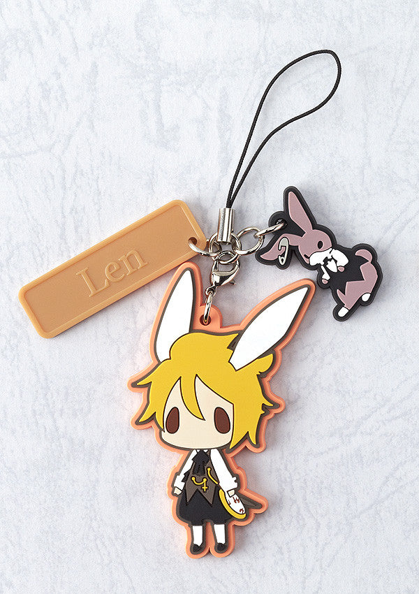 Alice in Musicland Rubber Keychain Kagamine Len Sunny Side Up