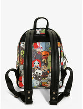 Load image into Gallery viewer, Disney Mini Backpack, Wallet, &amp; Crossbody Set Nightmare Before Christmas Chibi AOP Loungefly
