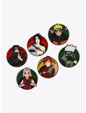 Load image into Gallery viewer, Naruto Blind Box Round Enamel Pin Bioworld
