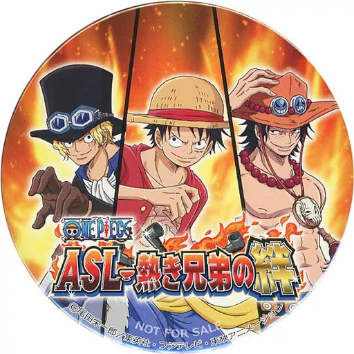 One Piece Can Badge Sabo, Luffy, Ace ASL: The Passionate Bond of Brothers