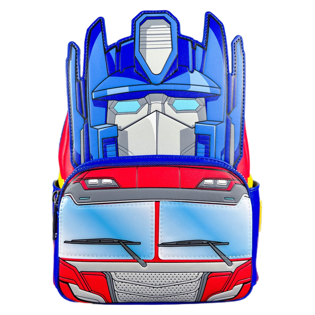 Transformers Mini Backpack Optimus Prime GITD Loungefly