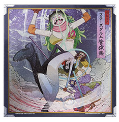 One Piece Shikishi Brook Hundred Flowers of Demon Island Ichiban Kuji E Prize Bandai