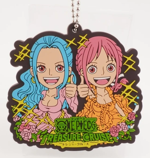 One Piece Rubber Keychain Treasure Cruise Ichiban Kuji G Prize Bandai Spirits