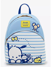 Load image into Gallery viewer, Sanrio Mini Backpack Pochacco &amp; Friends Stripe Loungefly
