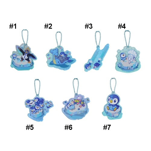 Pokemon Blind Box Mystery Keychain Pochama's (Piplup's) Daily Life