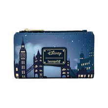 Load image into Gallery viewer, Disney Mini Backpack Wallet Set Peter Pan Glow in the Dark Stars Loungefly
