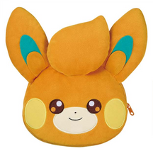 Load image into Gallery viewer, Pokemon Plush Zipper Pouch Faces 2024 Banpresto
