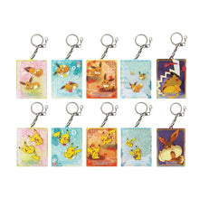 Load image into Gallery viewer, Pokemon TCG Blind Box Pikachu and Eevee Keychain Simplified Chinese
