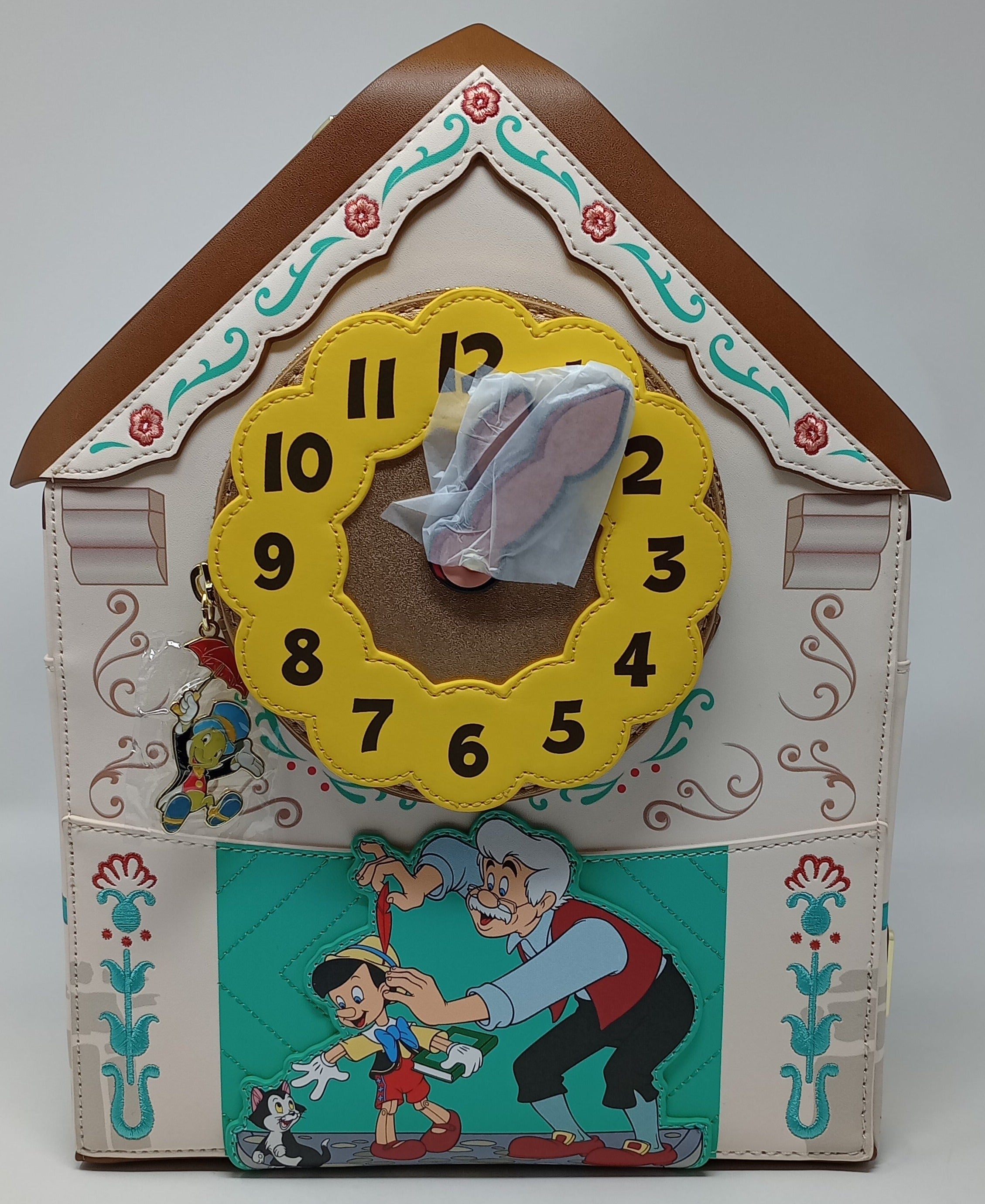 Disney Mini Backpack Geppetto and Pinocchio Cuckcoo Clock 2023 WonderC ...