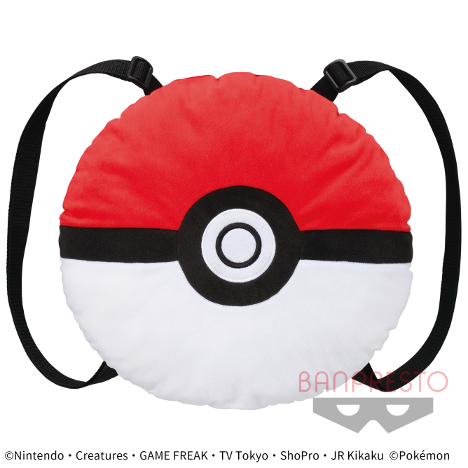 Pokemon Plush Backpack Poke Ball 2022 Banpresto