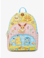 Load image into Gallery viewer, Pokemon Mini Backpack Café Triple Pocket Loungefly
