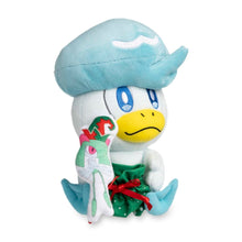 Load image into Gallery viewer, Pokemon Plush Quaxly &amp; Toy Kirlia Holiday Workshop Pokemon Center
