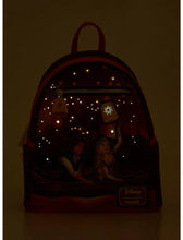 Load image into Gallery viewer, Disney Mini Backpack Tangled Rapunzel &amp; Flynn Boat Scene GITD Loungefly
