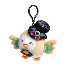 Load image into Gallery viewer, Pokemon Keychain Plush Rowlet Halloween Pokemon Center
