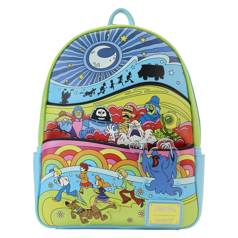 Scooby Doo Mini Backpack Psychedelic Monster Chase GITD Loungefly