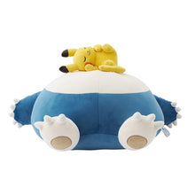 Load image into Gallery viewer, Pokemon Plush Snorlax &amp; Pikachu Pokemon Sleep Pokemon Center
