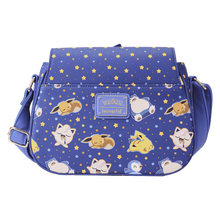 Load image into Gallery viewer, Pokemon Crossbody Sleeping Pikachu and Friends Loungefly

