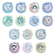 Load image into Gallery viewer, Piapro Rubber Keychain Hatsune Miku Snow Miku Second Season Ichiban Kuji K Prize Bandai
