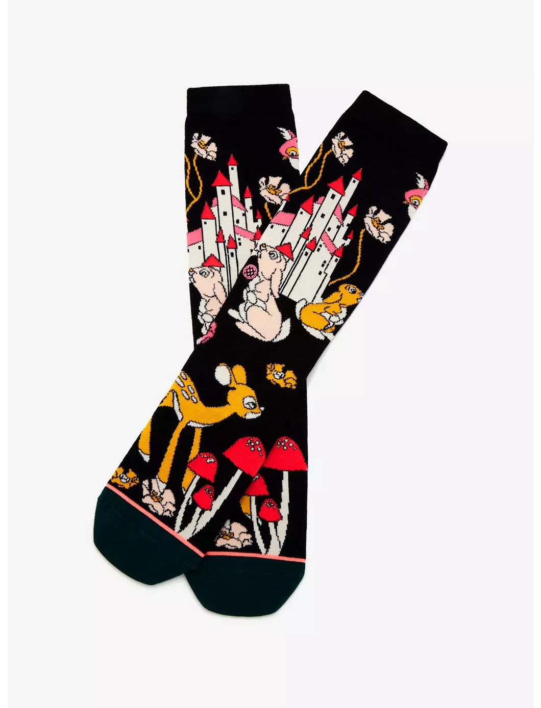 Disney Socks Snow White Woodland Creatures 80th Anniversary Stance