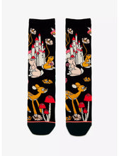 Load image into Gallery viewer, Disney Socks Snow White Woodland Creatures 80th Anniversary Stance
