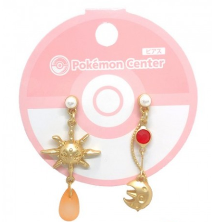 Pokemon Earrings Lunatone & Solrock 2024 Pokemon Center
