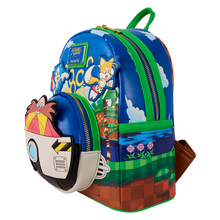 Load image into Gallery viewer, Sonic The Hedgehog Mini Backpack Sonic Light-Up SEGA Loungefly
