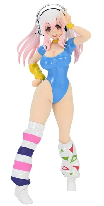Super Sonico Concept Figure 80s's/Another Color Blue Ver. FuRyu