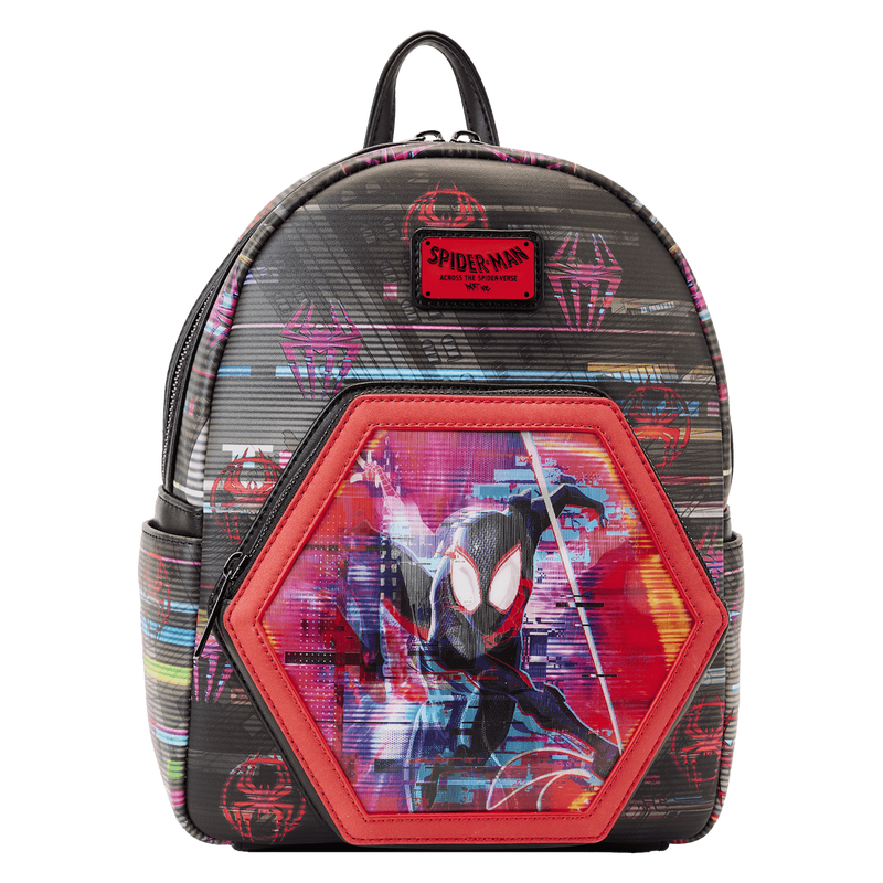 Marvel Mini Backpack Spider Man Across the Spider-Verse Lenticular Loungefly