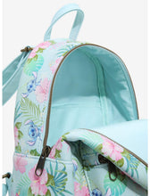 Load image into Gallery viewer, Disney Mini Backpack Stitch Scrump Tropical AOP Loungefly
