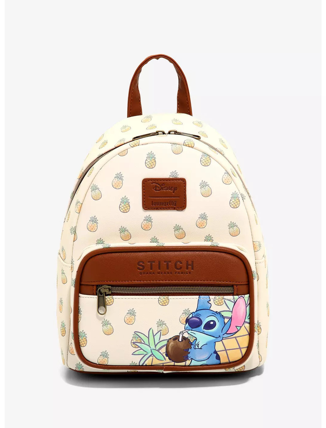 Disney Lilo & Stitch Mini Backpack Stitch Ohana Pineapple Loungefly