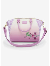 Load image into Gallery viewer, Tangled Rapunzel &amp; Pascal Flower Satchel Bag Loungefly
