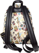 Load image into Gallery viewer, Disney Mini Backpack Peter Pan Tinkerbell Tattoo AOP Loungefly
