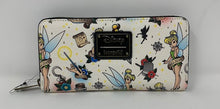 Load image into Gallery viewer, Disney Mini Backpack Wallet Set Peter Pan Tinkerbell Tattoo AOP Loungefly
