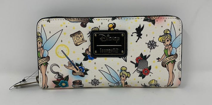 Peter Pan Tattoo Loungefly popular and Wallet Set