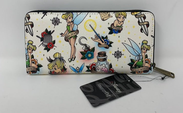 Peter Pan Tattoo Loungefly popular and Wallet Set