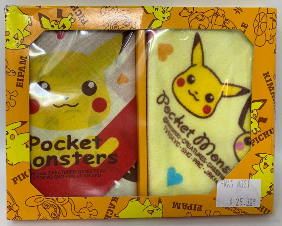 Pokemon Towel and Bandana Set Pikachu Motif Tomy