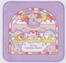 Load image into Gallery viewer, Kirby Hand Towel Twinkle Night Ichiban Kuji G Prize Banpresto
