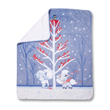 Load image into Gallery viewer, Pokemon Blanket Winter Woodland Pokemon Center
