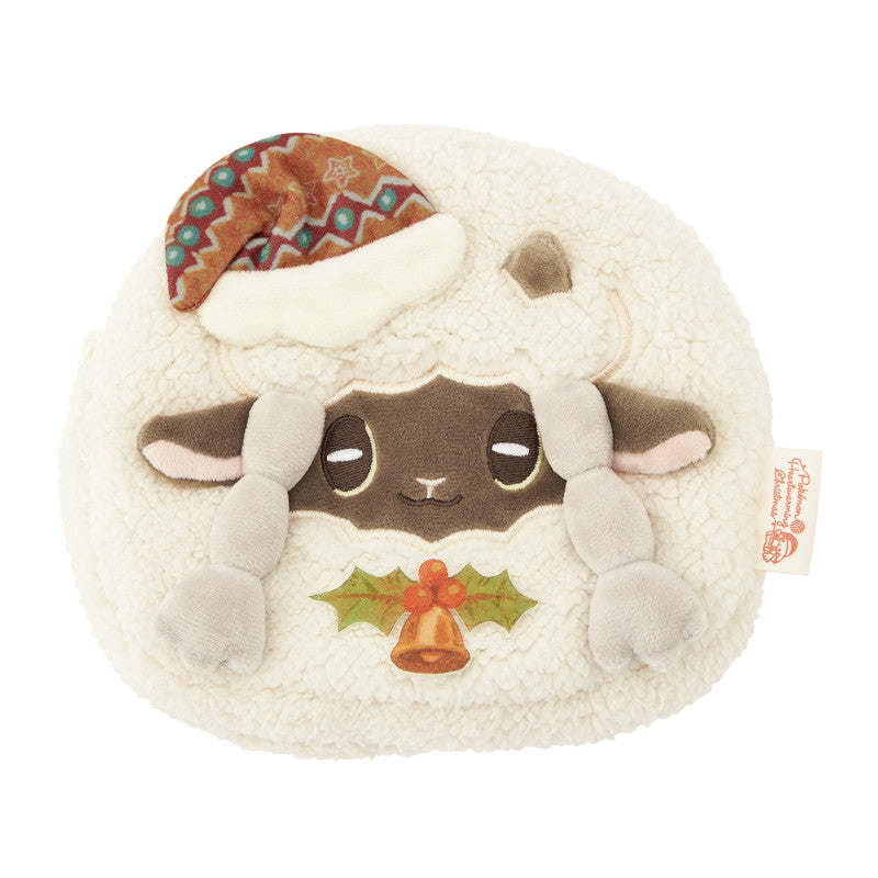 Pokemon Zipper Pouch Wooloo Heartwarming Christmas 2024 Pokemon Center