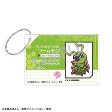 Load image into Gallery viewer, Digimon Adventures 02 Acrylic Keychain Ken Ichijouji &amp; Wormmon Kamio Japan
