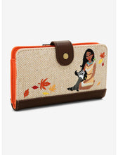 Load image into Gallery viewer, Disney Mini Backpack Wallet Coinpurse Set Woven Pocahontas Loungefly
