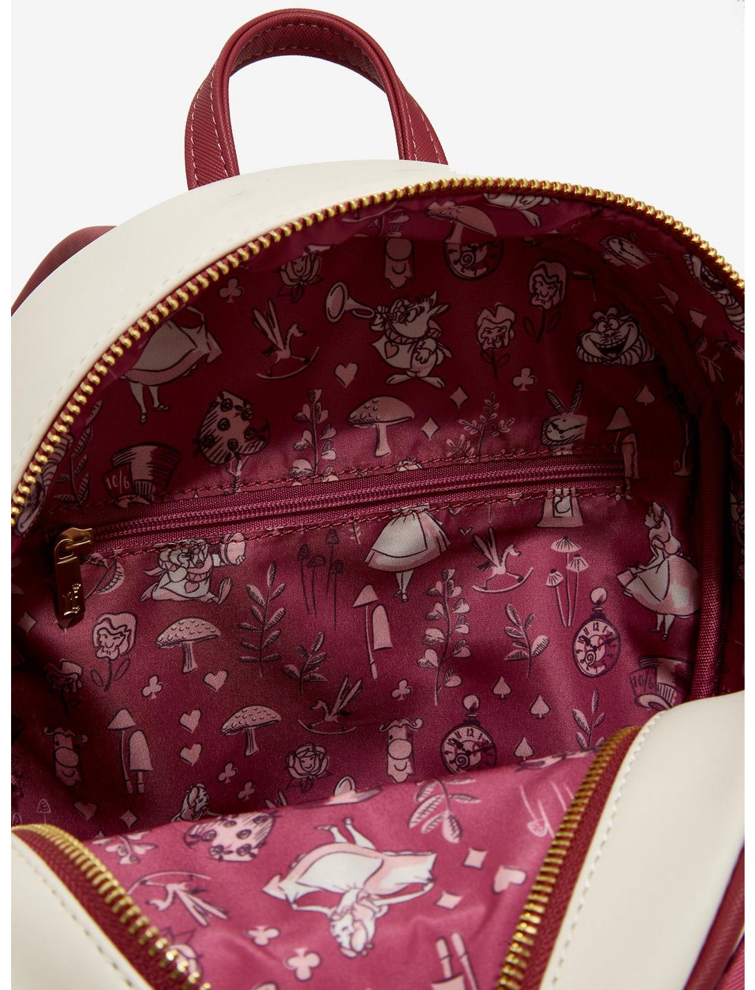 Loungefly Disney Alice in Wonderland Mushroom Tea Party Mini Backpack 