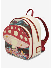 Load image into Gallery viewer, Disney Mini Backpack Alice in Wonderland Mushroom Tea Party Loungefly
