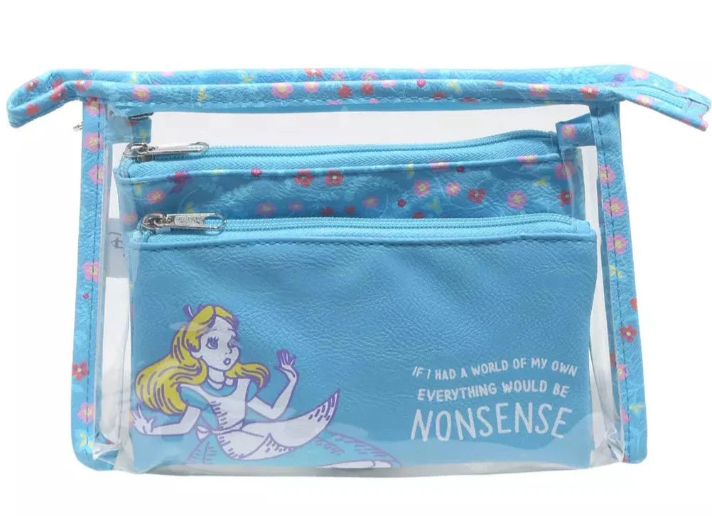 Disney Makeup Bag Set Alice in Wonderland Loungefly